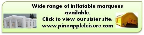 Wide range of inflatables at Pineapple Leisure